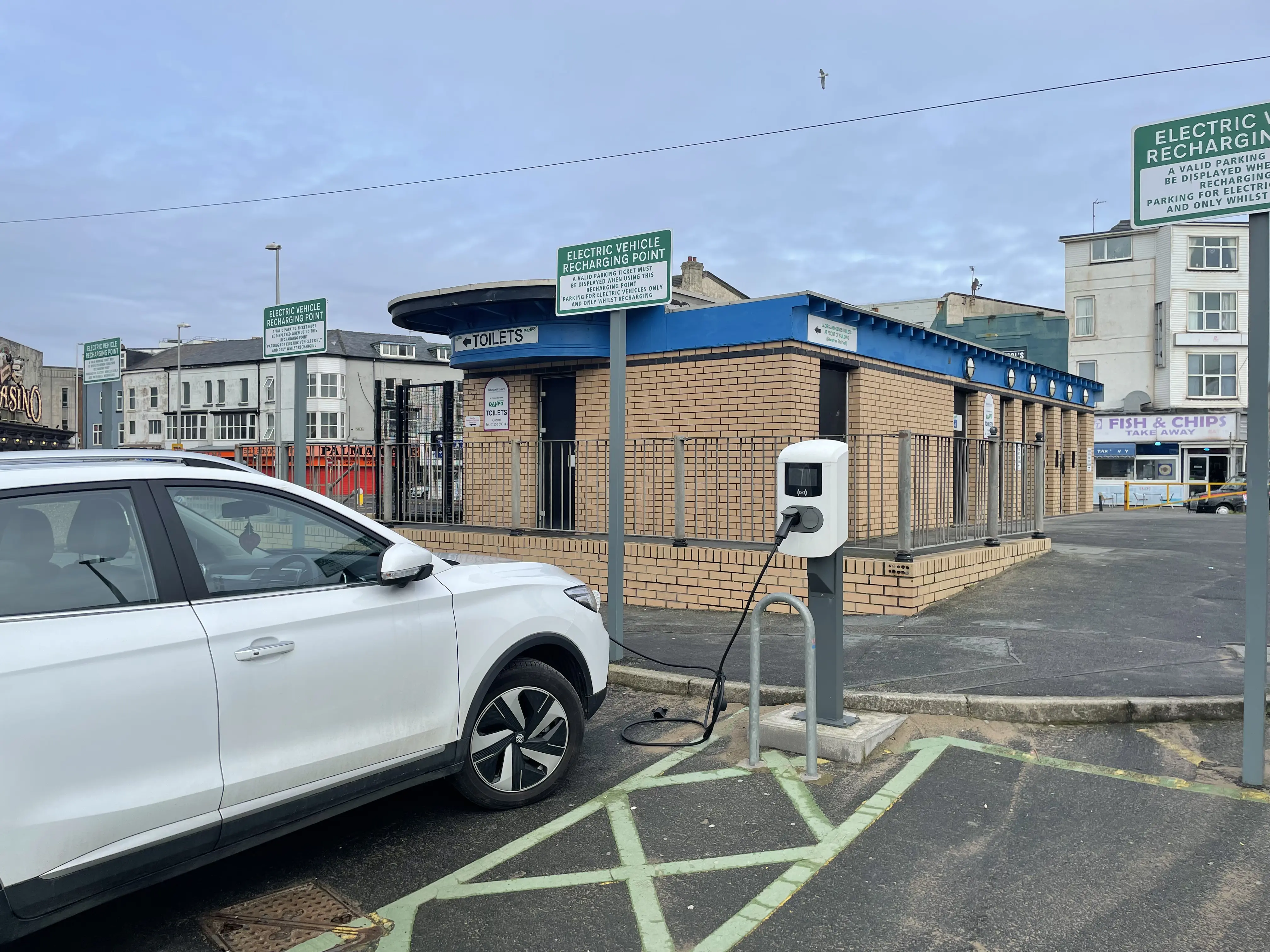 Car charging with an electric car charger