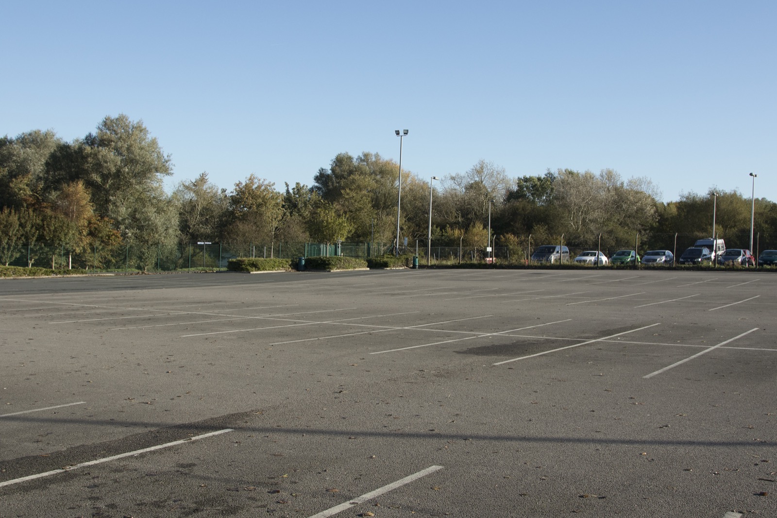 Blackpool Zoo's car park on East Park Drive